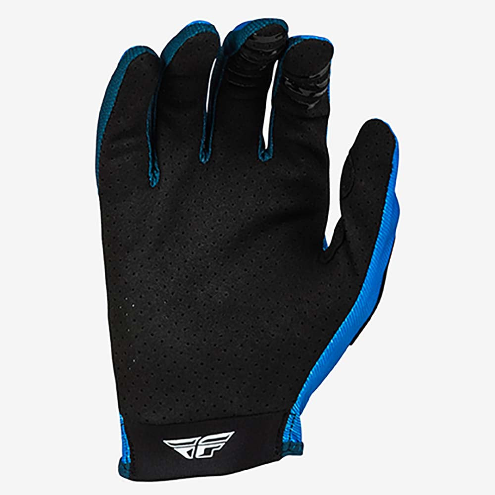 Fly Racing Lite MX Gloves Blue / White FREE 1 YEAR Returns, FREE UK Delivery | ThrottleChimp