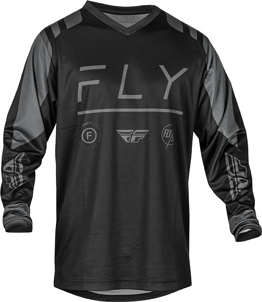 Fly Racing F-16 MX Jersey Black / Charcoal FREE 1 YEAR Returns, FREE UK Delivery | ThrottleChimp