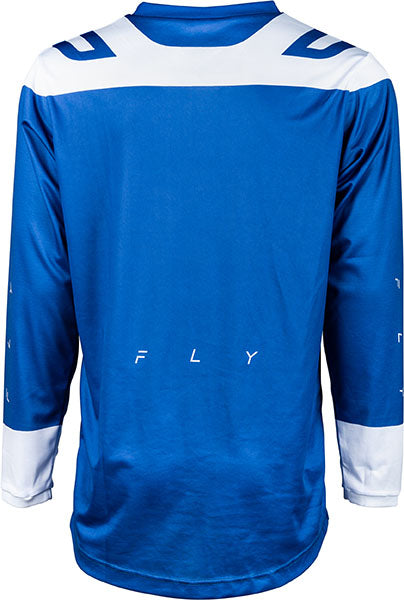 Fly Racing F-16 MX Jersey Blue / White FREE 1 YEAR Returns, FREE UK Delivery | ThrottleChimp