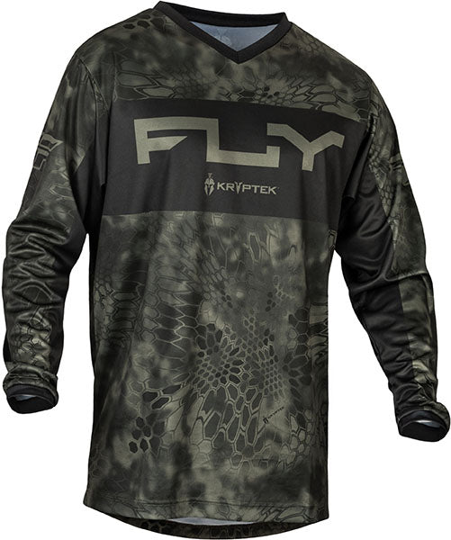 Fly Racing F-16 MX Jersey Moss Grey / Black FREE 1 YEAR Returns, FREE UK Delivery | ThrottleChimp