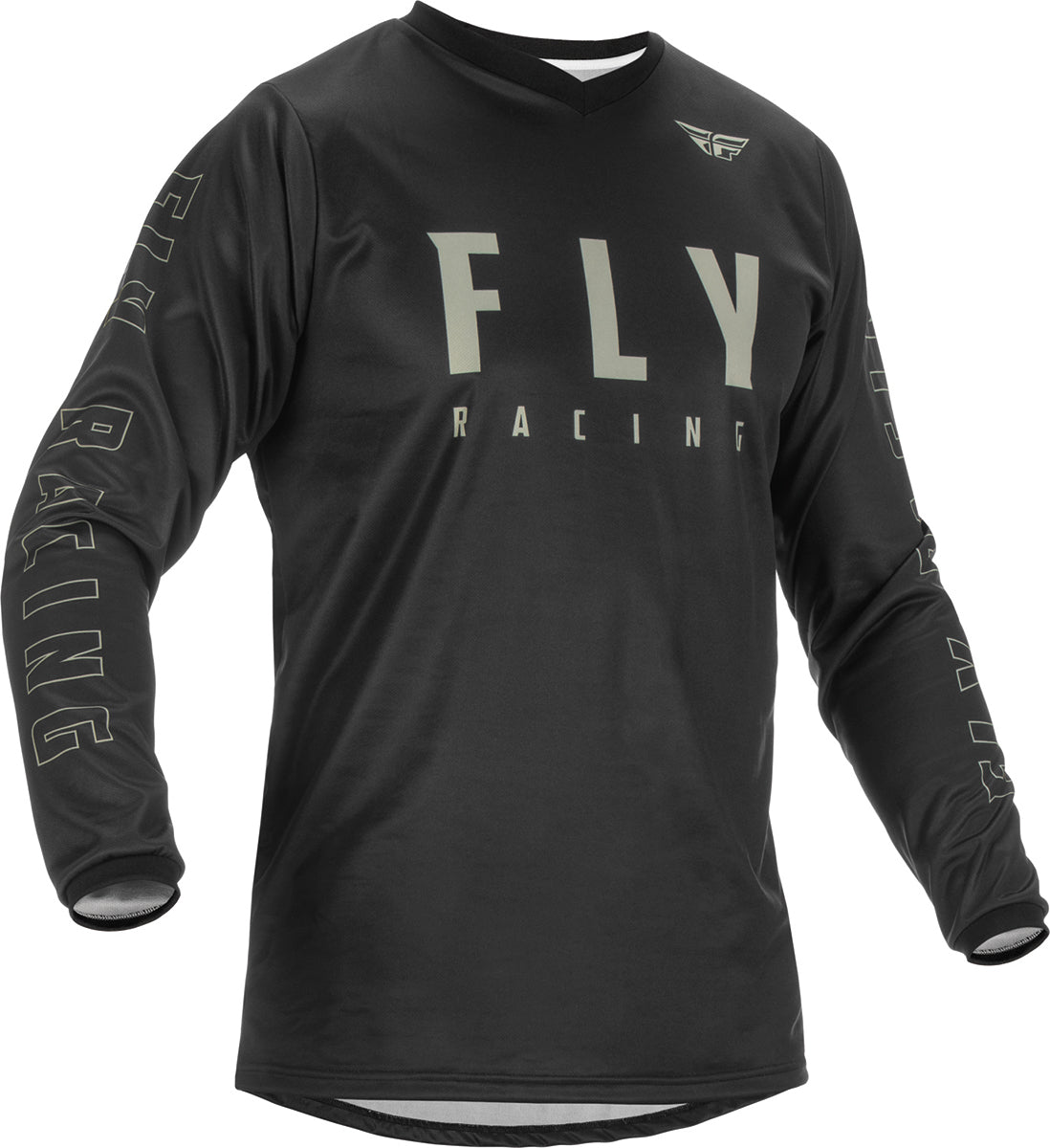 Fly Racing F-16 MX Jersey Black / Grey FREE 1 YEAR Returns, FREE UK Delivery | ThrottleChimp