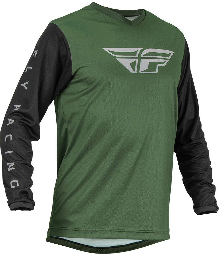 Fly Racing F-16 MX Jersey Olive Green / Black FREE 1 YEAR Returns, FREE UK Delivery | ThrottleChimp