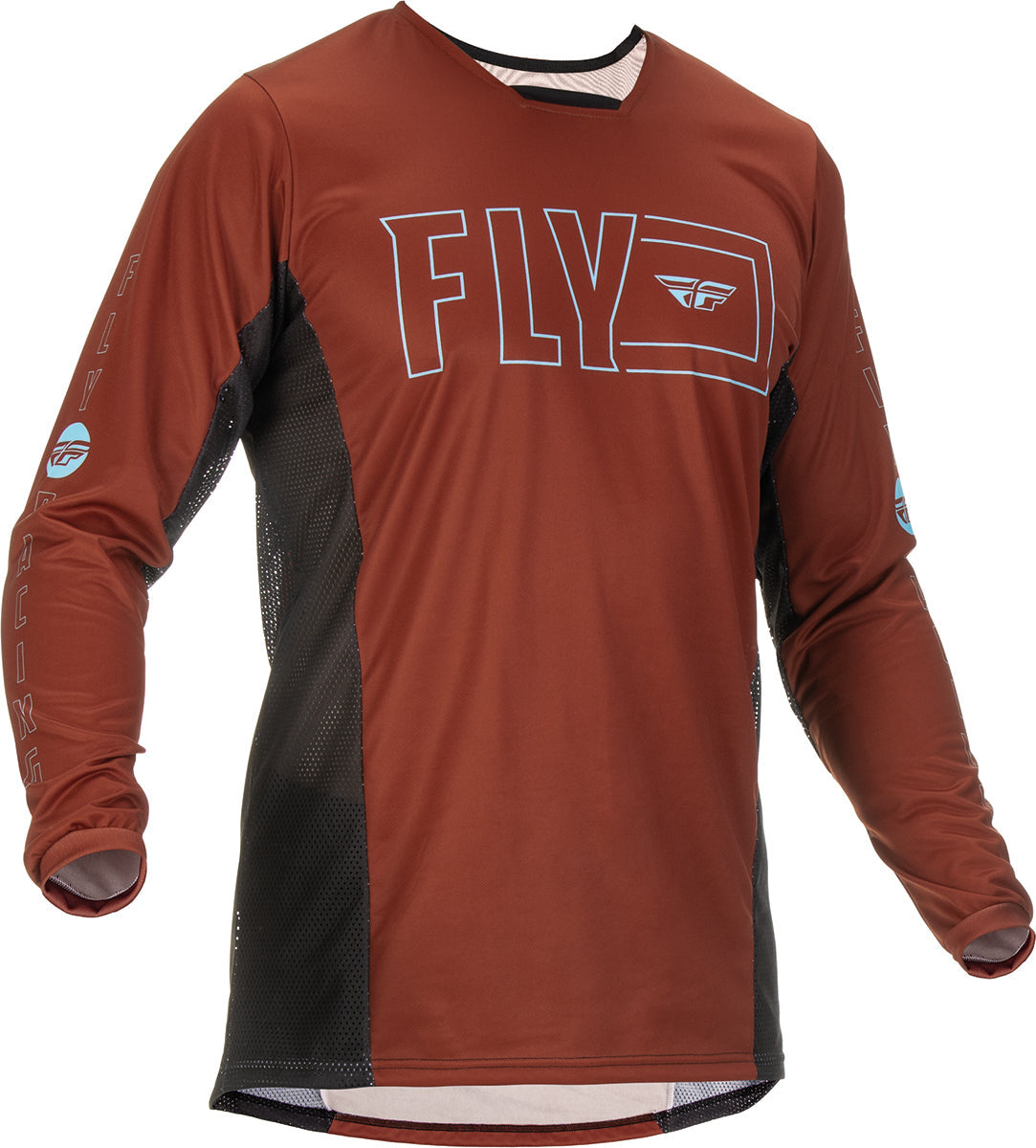 Fly Racing Kinetic Fuel MX Jersey  Rust / Black FREE 1 YEAR Returns, FREE UK Delivery | ThrottleChimp