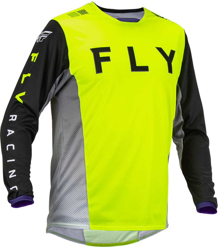 Fly Racing Kinetic Kore MX Jersey Hi-Vis / Black FREE 1 YEAR Returns, FREE UK Delivery | ThrottleChimp