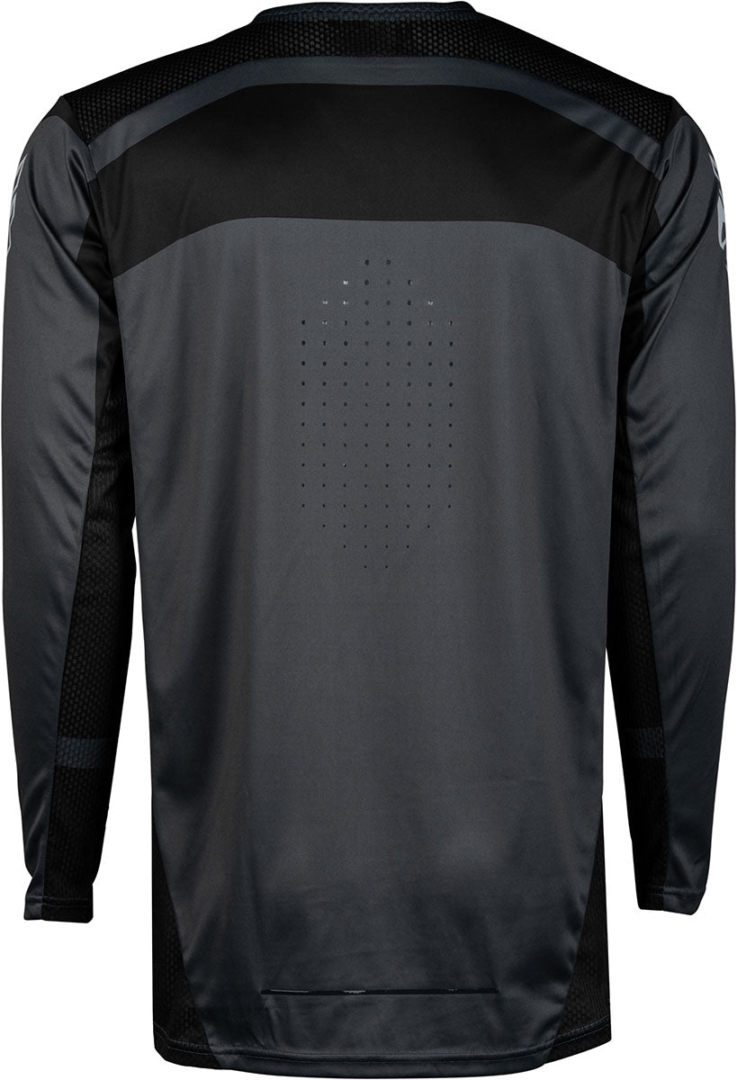 Fly Racing Lite MX Jersey Charcoal / Black FREE 1 YEAR Returns, FREE UK Delivery | ThrottleChimp