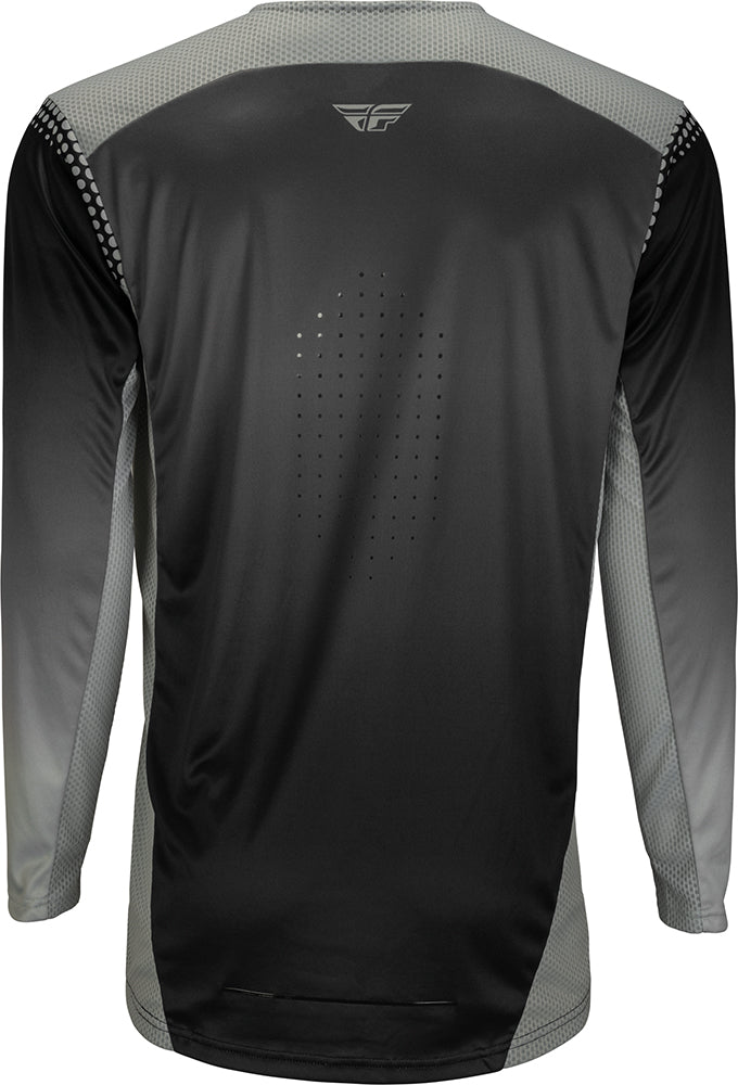 Fly Racing Lite MX Jersey Black / Anthracite / Grey FREE 1 YEAR Returns, FREE UK Delivery | ThrottleChimp