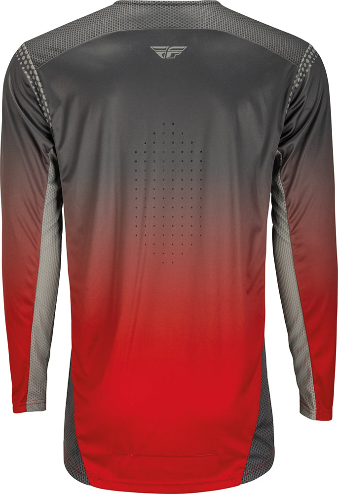 Fly Racing Lite MX Jersey Red / Grey FREE 1 YEAR Returns, FREE UK Delivery | ThrottleChimp