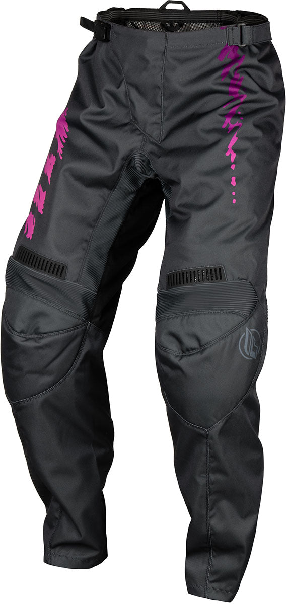 Fly Racing F-16 Youth MX Trouser Grey / Pink FREE 1 YEAR Returns, FREE UK Delivery | ThrottleChimp