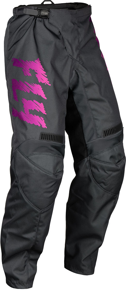 Fly Racing F-16 Youth MX Trouser Grey / Pink FREE 1 YEAR Returns, FREE UK Delivery | ThrottleChimp