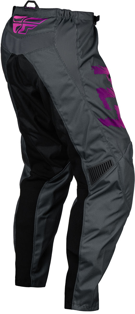 Fly Racing F-16 Youth MX Trouser Grey / Pink FREE 1 YEAR Returns, FREE UK Delivery | ThrottleChimp