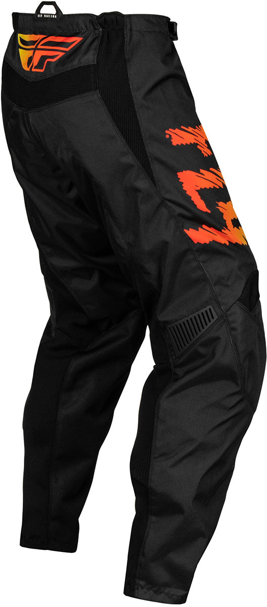 Fly Racing F-16 Youth MX Trouser Black / Yellow / Orange FREE 1 YEAR Returns, FREE UK Delivery | ThrottleChimp