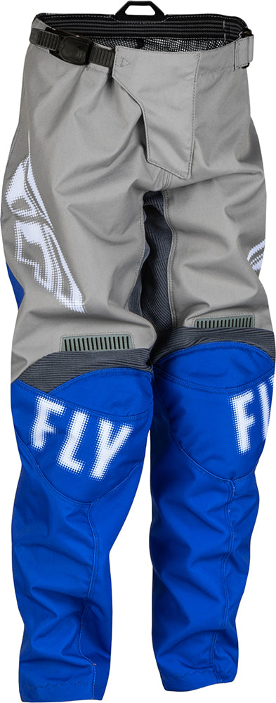 Fly Racing F-16 Youth MX Trouser Grey / Blue FREE 1 YEAR Returns, FREE UK Delivery | ThrottleChimp