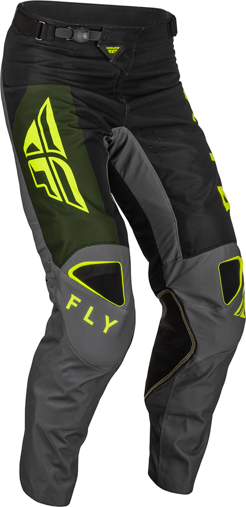 Fly Racing Kinetic Jet MX Trouser Black / Olive / Hi-Vis FREE 1 YEAR Returns, FREE UK Delivery | ThrottleChimp