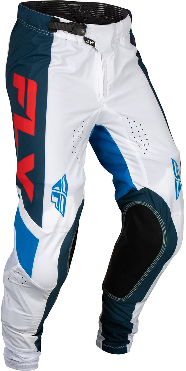 Fly Racing Lite Boa MX Trouser Red / White / Navy FREE 1 YEAR Returns, FREE UK Delivery | ThrottleChimp