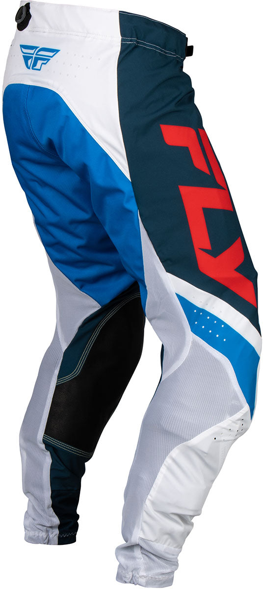 Fly Racing Lite Boa MX Trouser Red / White / Navy FREE 1 YEAR Returns, FREE UK Delivery | ThrottleChimp