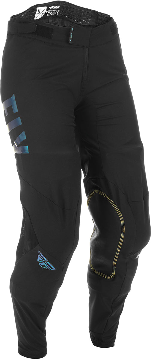 Fly Racing Lite Ladies MX Trouser Black / Aqua FREE 1 YEAR Returns, FREE UK Delivery | ThrottleChimp