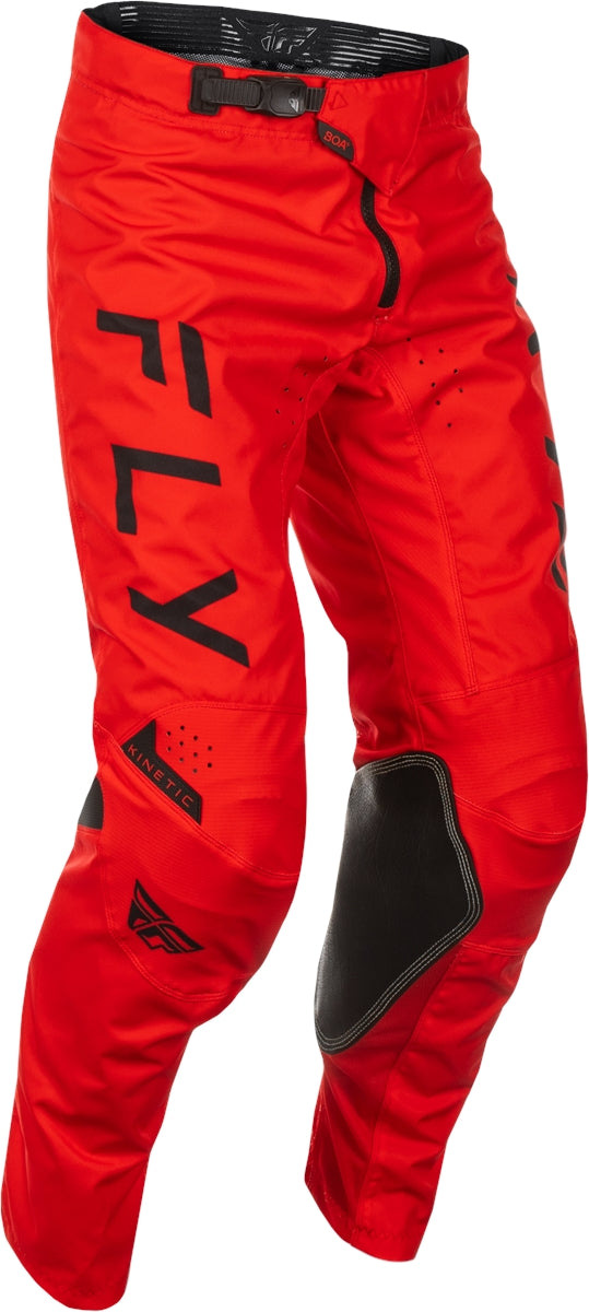 Fly Racing Kinetic Center Trouser Red / Black FREE 1 YEAR Returns, FREE UK Delivery | ThrottleChimp