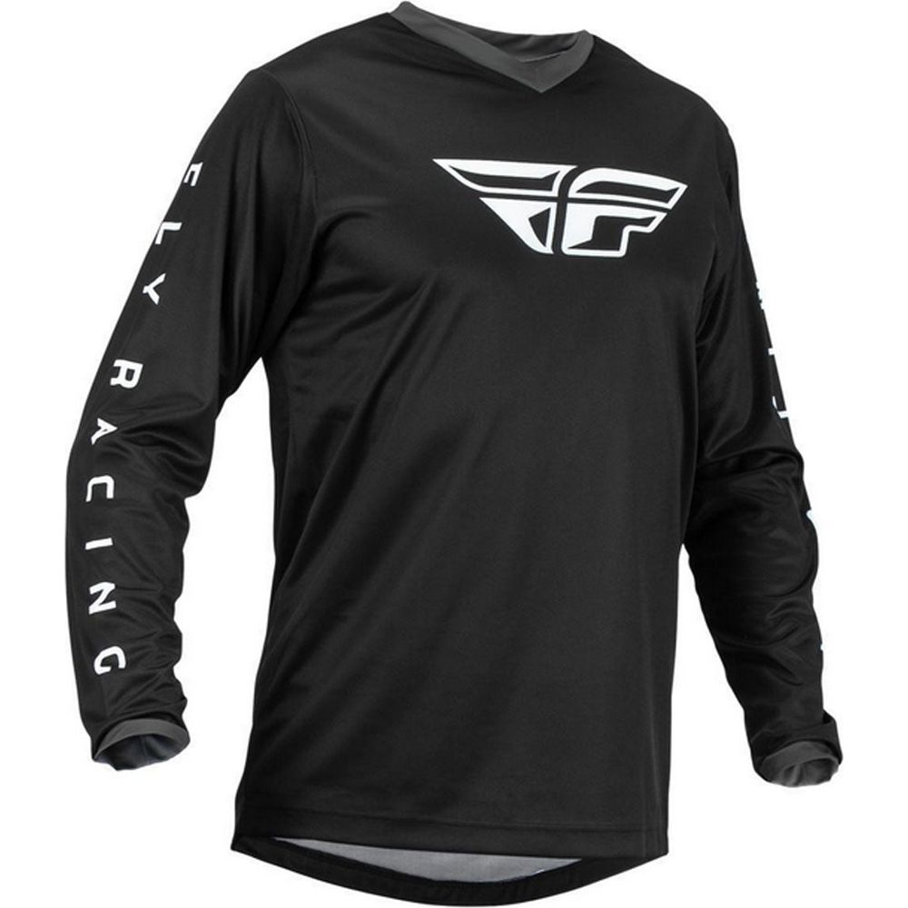 Fly Racing F16 Jersey Black / White FREE 1 YEAR Returns, FREE UK Delivery | ThrottleChimp