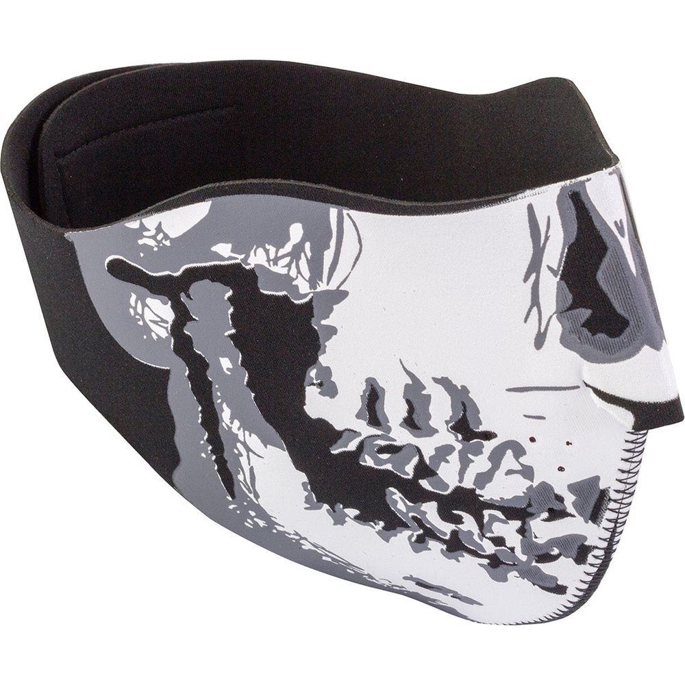 Bike It Neoprene Face Mask With Skull Design (Image 2) - ThrottleChimp