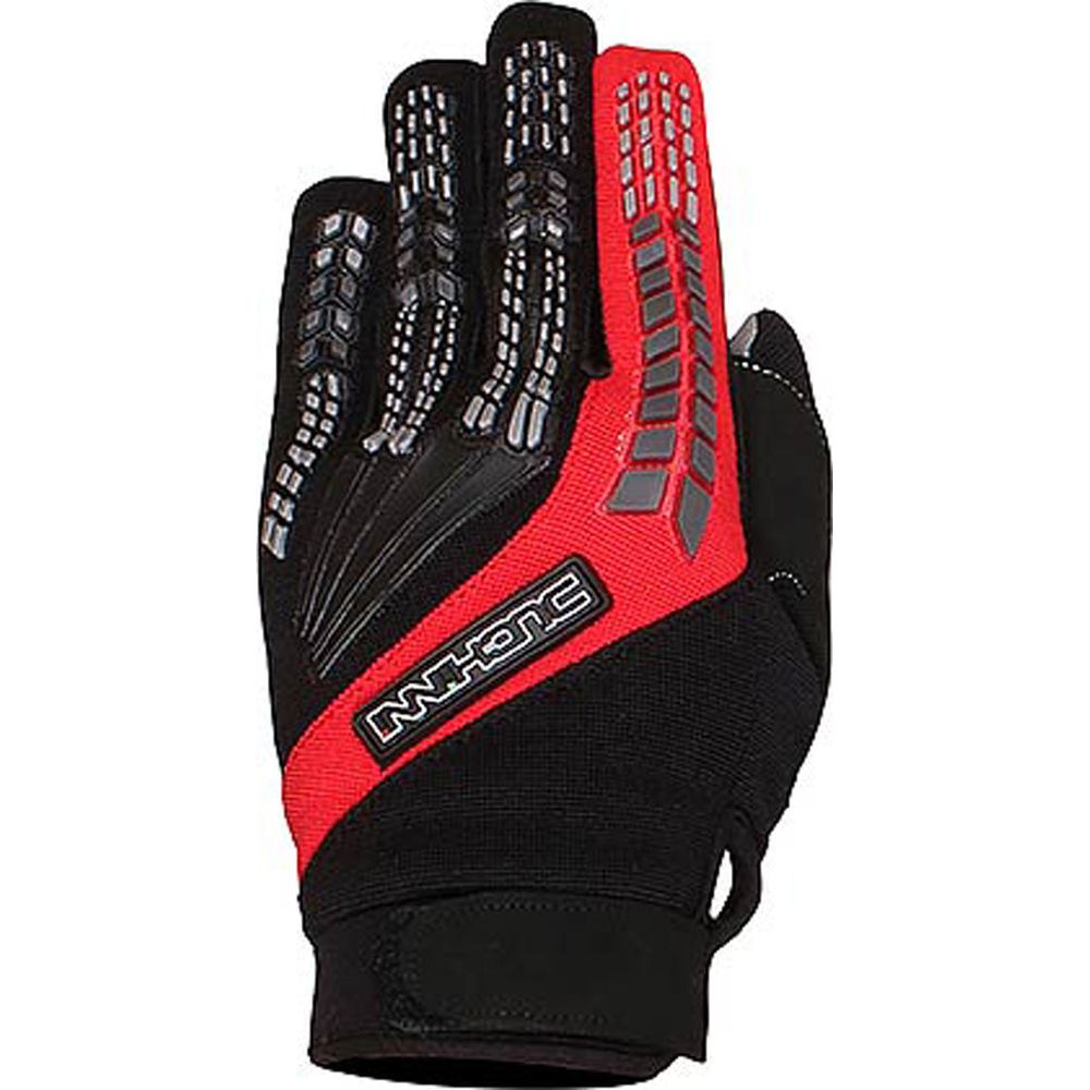 Duchinni Focus Textile Gloves Black / Red - ThrottleChimp