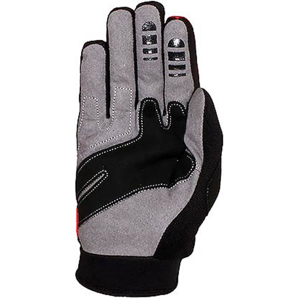 Duchinni Focus Textile Gloves Black / Red (Image 2) - ThrottleChimp