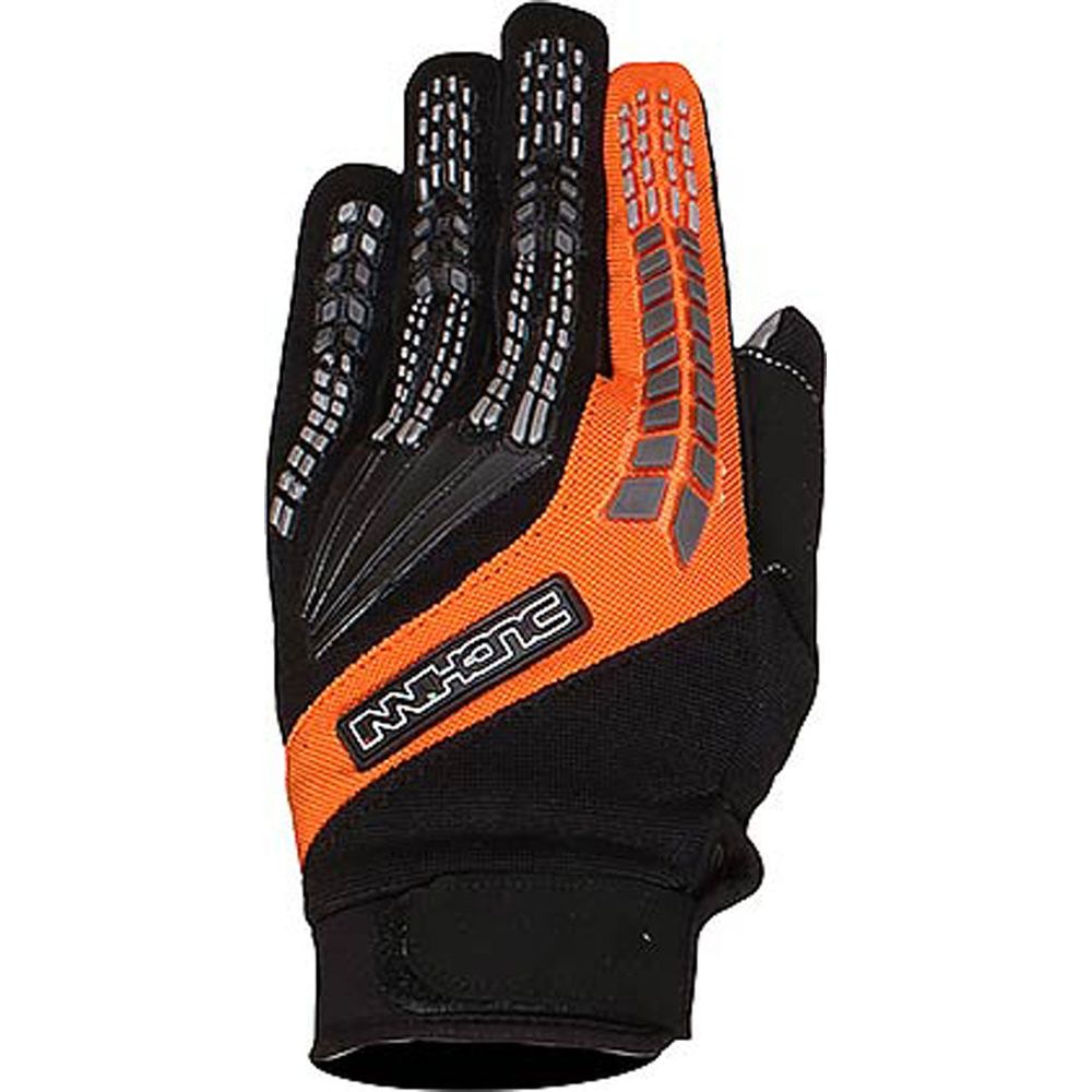 Duchinni Focus Textile Gloves Black / Orange - ThrottleChimp