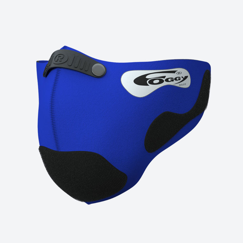 Respro Foggy Anti-Fog Face Mask Blue - ThrottleChimp