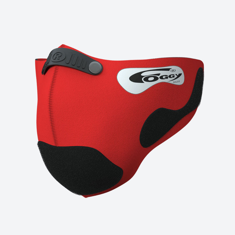 Respro Foggy Anti-Fog Face Mask Red - ThrottleChimp