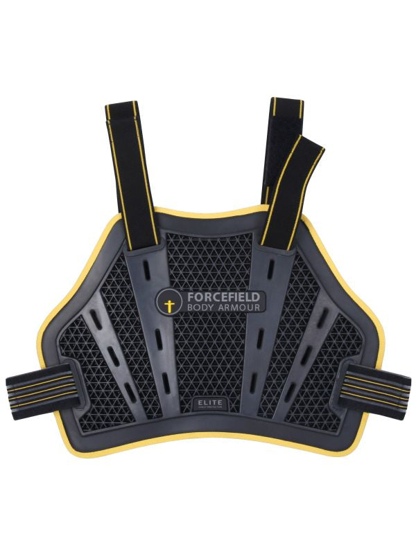 Forcefield Elite Chest Protector Black FREE 1 YEAR Returns, FREE UK Delivery | ThrottleChimp