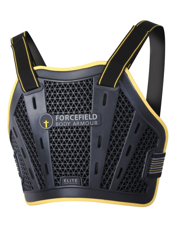 Forcefield Elite Chest Protector Black FREE 1 YEAR Returns, FREE UK Delivery | ThrottleChimp