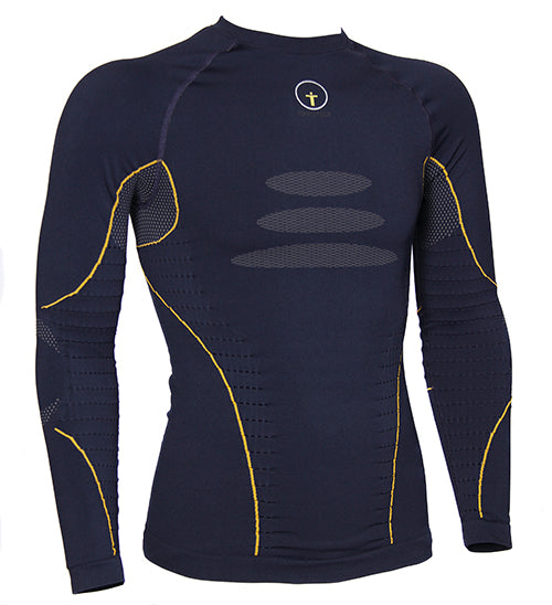 Forcefield FF6041 Tech 2 Base Layer Shirt Blue FREE 1 YEAR Returns, FREE UK Delivery | ThrottleChimp