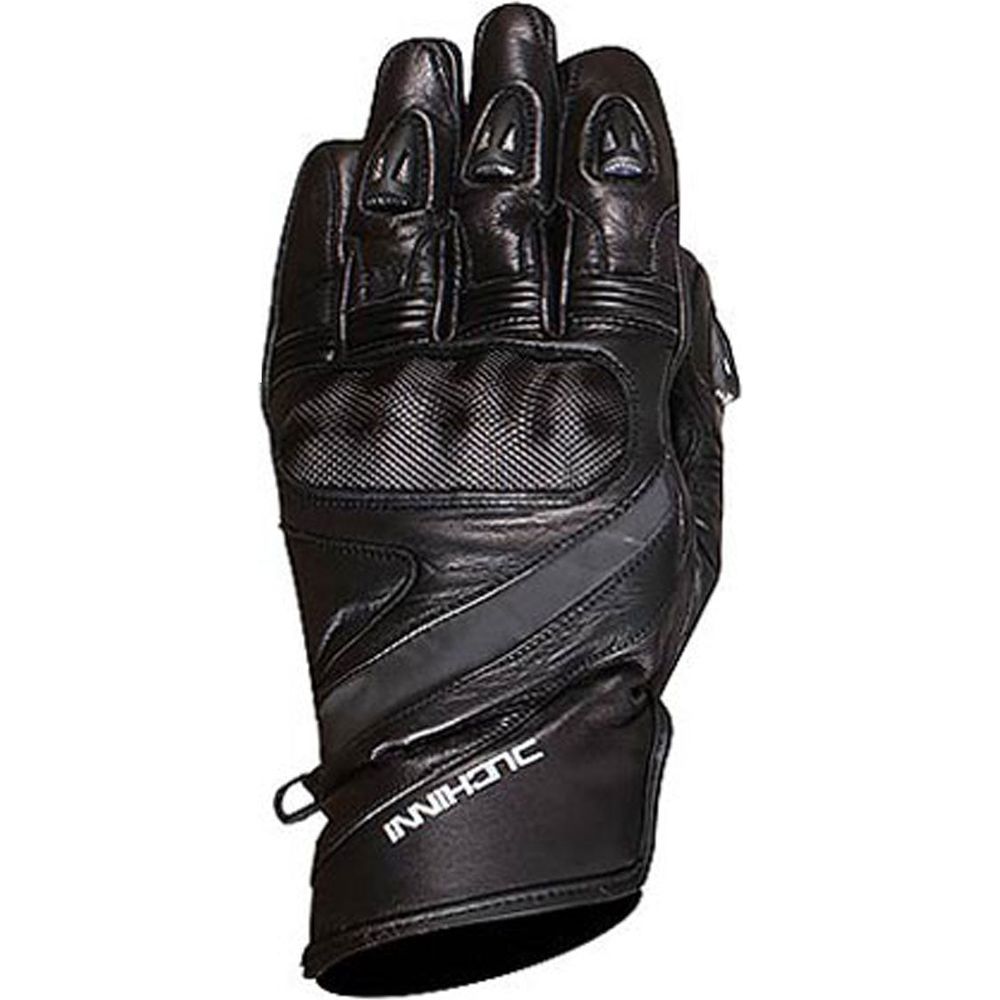 Duchinni Fresco Leather Gloves Black - ThrottleChimp