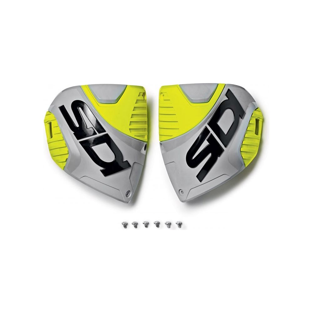 Sidi Crossfire 3 Shin Plate Ash / Fluo Yellow - ThrottleChimp