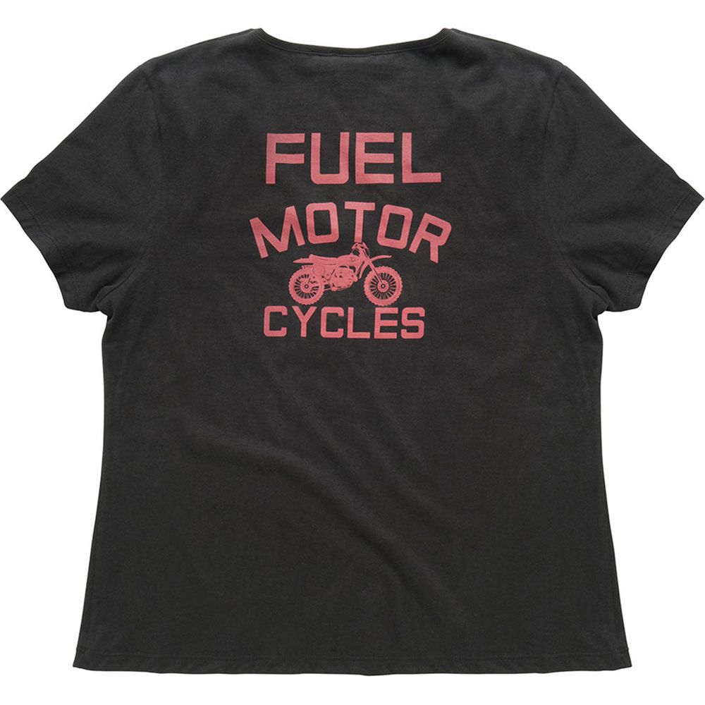 Fuel Angie Ladies T-Shirt Black (Image 2) - ThrottleChimp