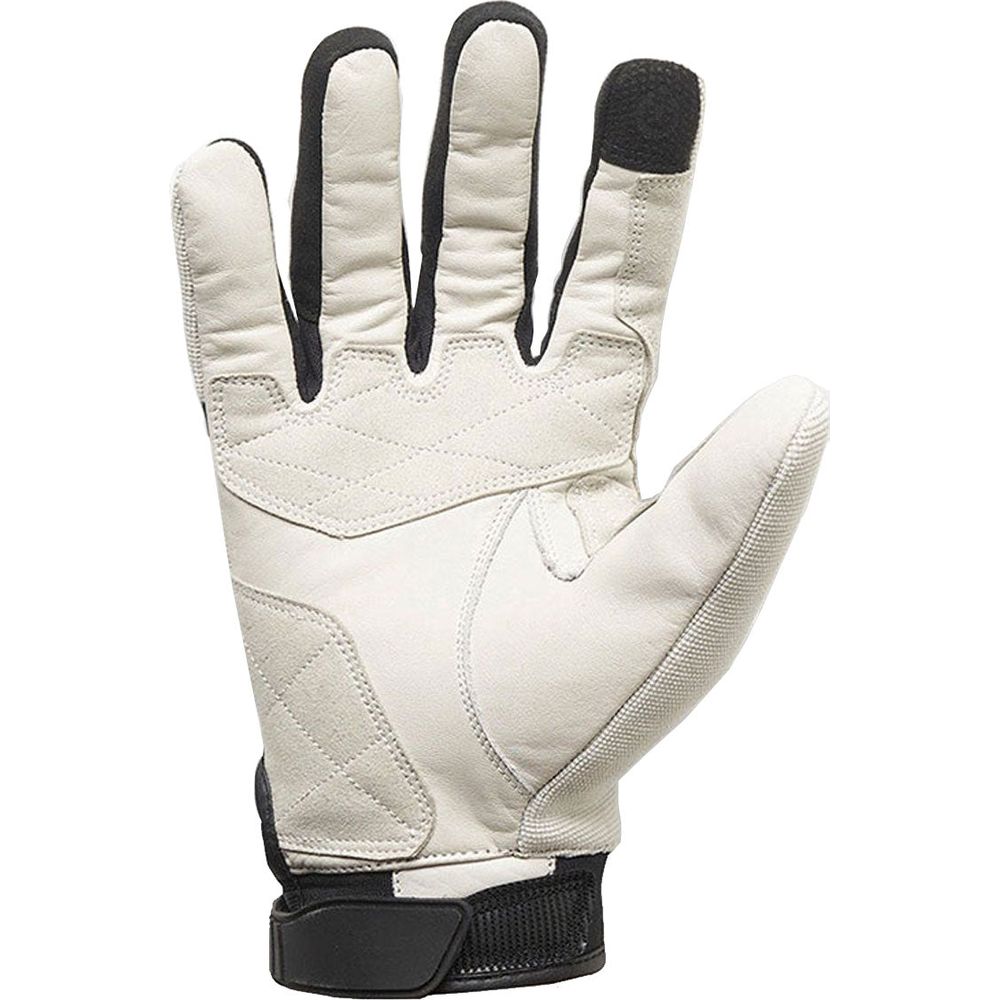 Fuel Astrail Leather / Textile Gloves Lucky Explorer White / Red (Image 2) - ThrottleChimp