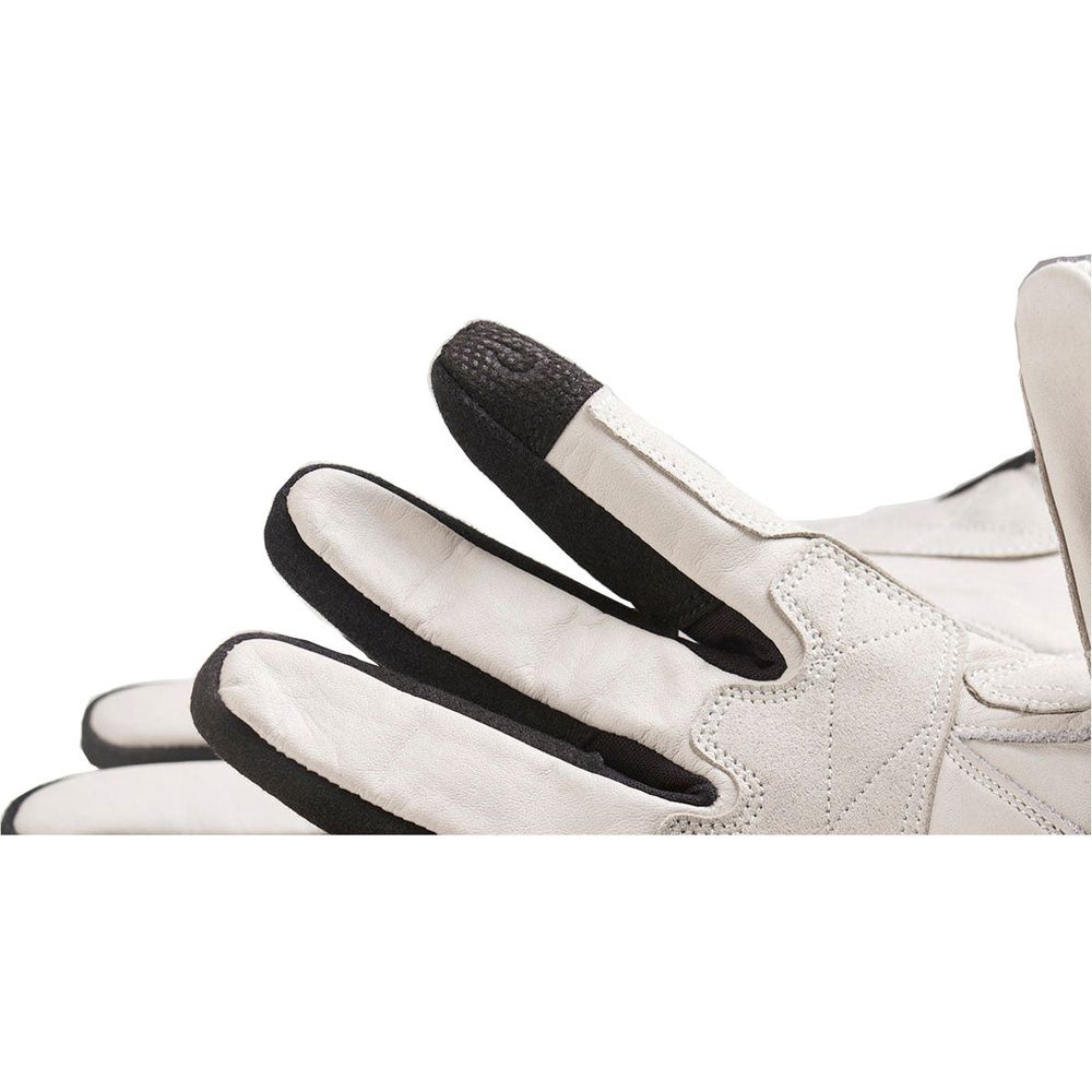 Fuel Astrail Leather / Textile Gloves Lucky Explorer White / Red FREE 1 YEAR Returns, FREE UK Delivery | ThrottleChimp