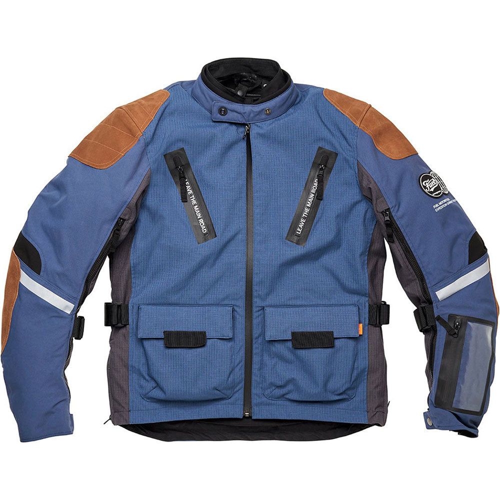 Fuel Astrail Textile Jacket Navy / Grey - ThrottleChimp