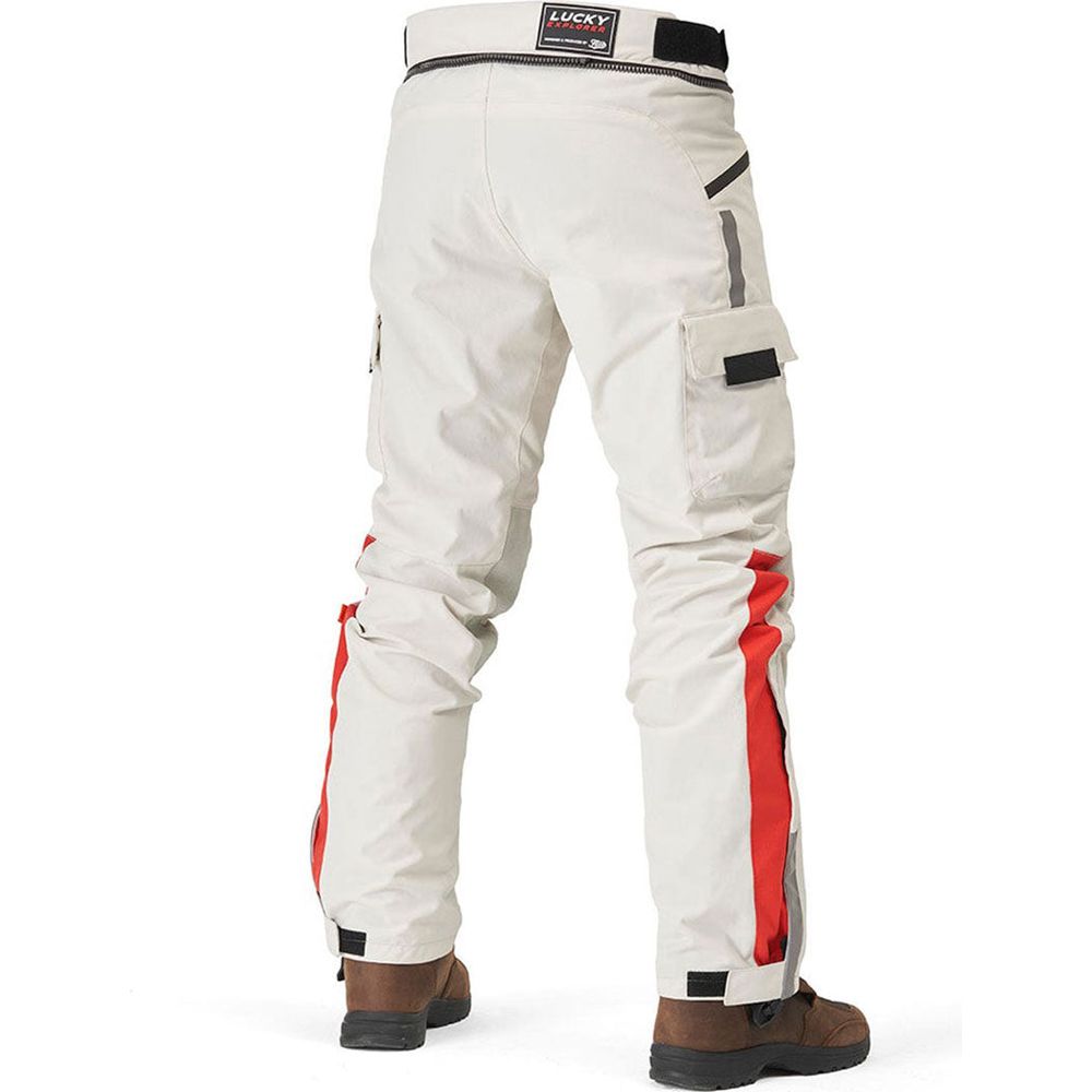 Fuel Astrail Textile Trouser Lucky Explorer White FREE 1 YEAR Returns, FREE UK Delivery | ThrottleChimp