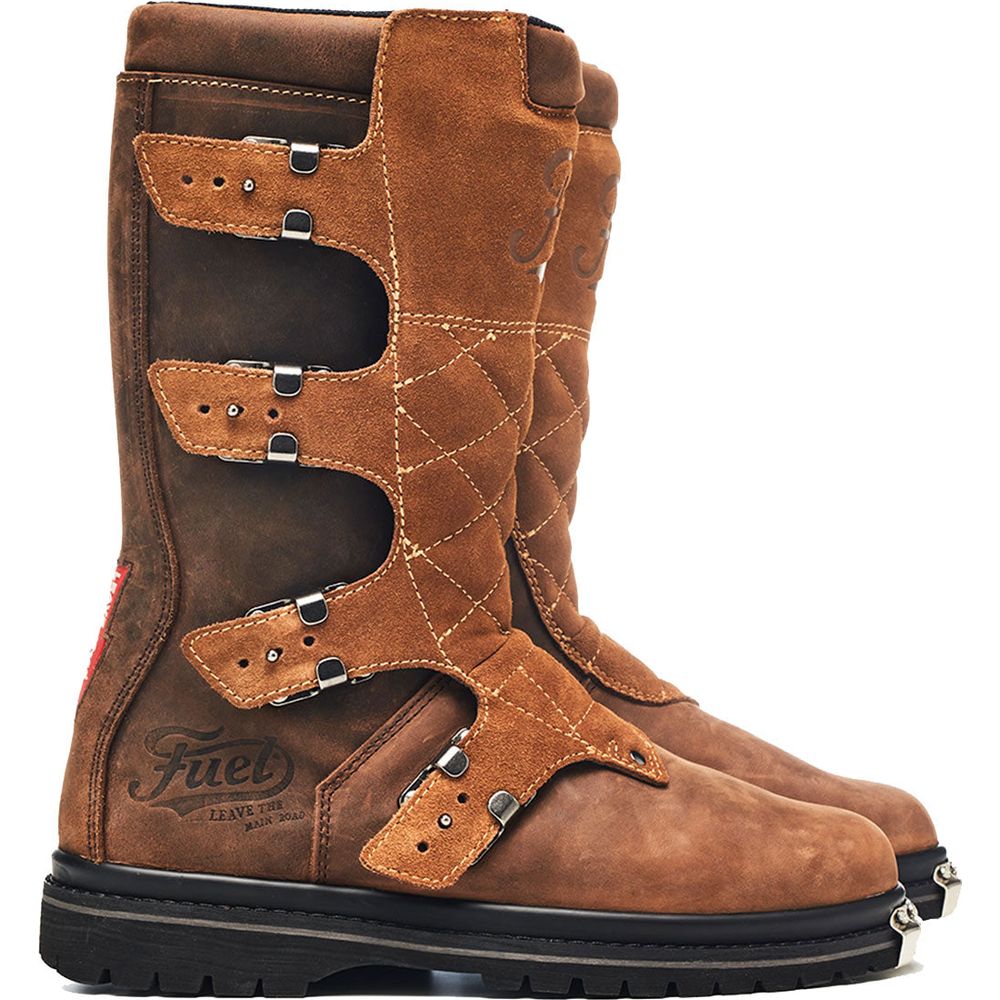 Fuel Dust Devil Boots Brown (Image 2) - ThrottleChimp