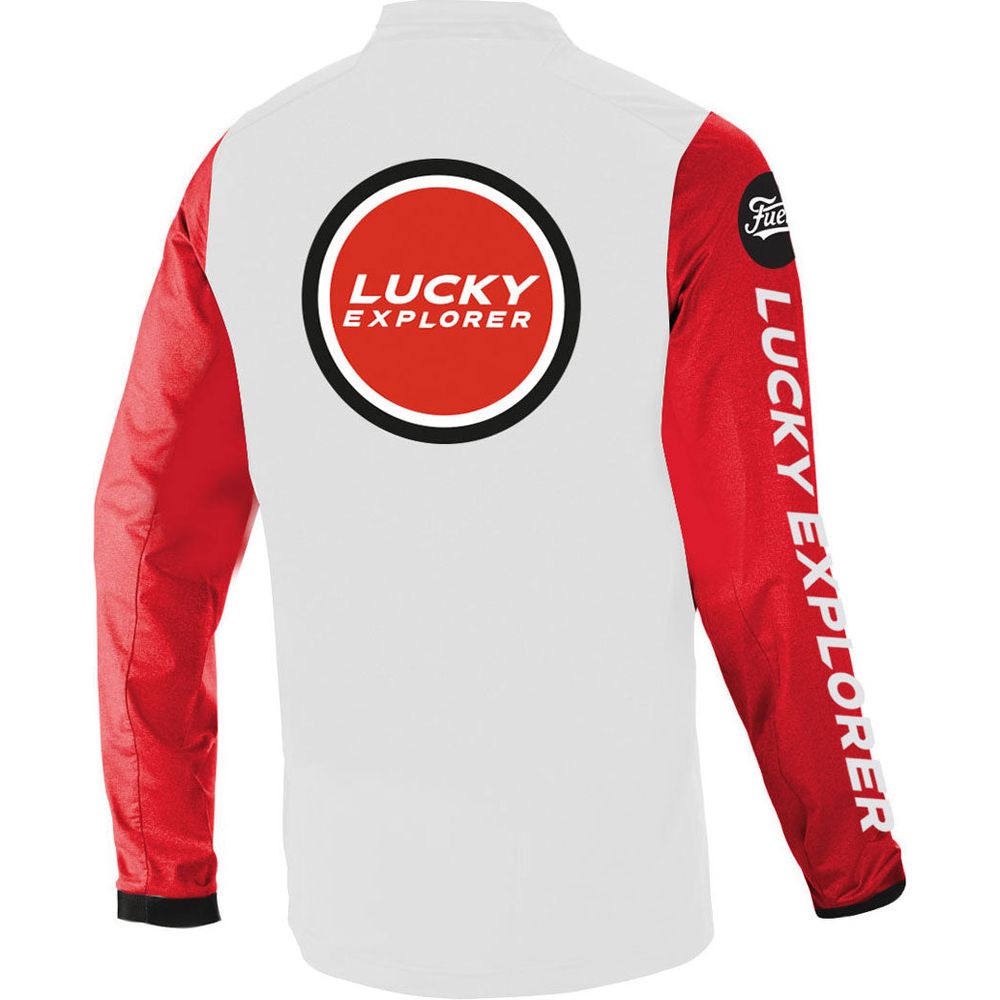 Fuel Endurage Jersey Lucky Explorer White / Red (Image 2) - ThrottleChimp