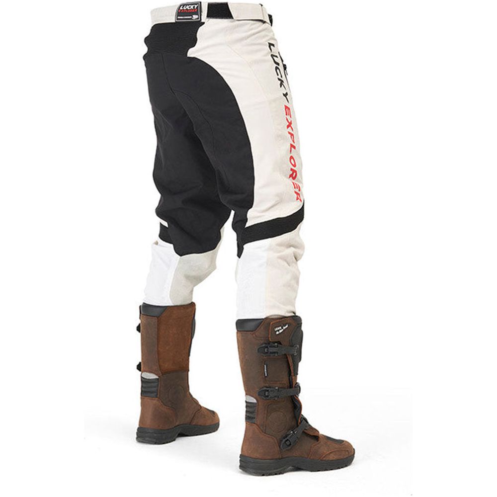 Fuel Endurage Textile Trouser Lucky Explorer White FREE 1 YEAR Returns, FREE UK Delivery | ThrottleChimp