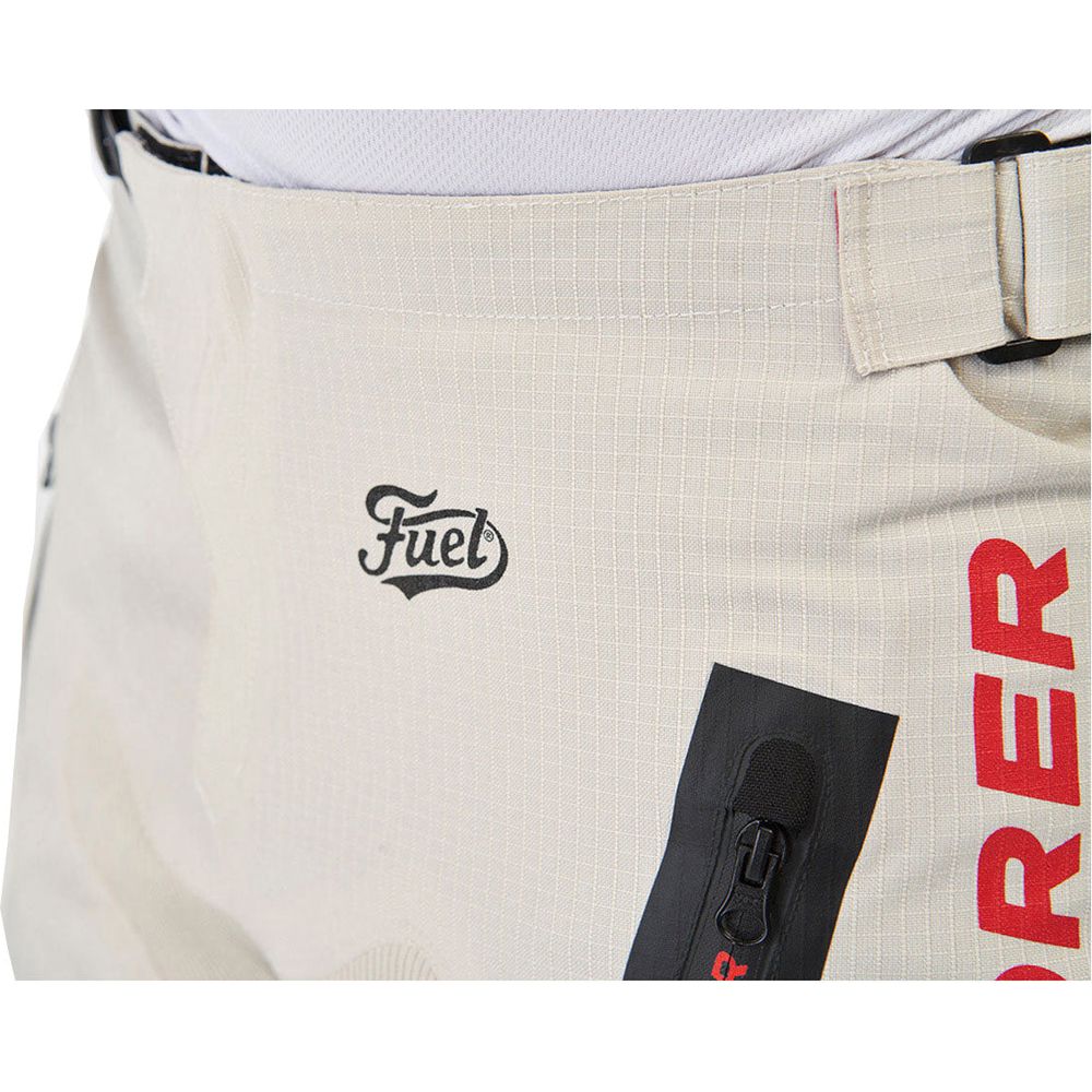 Fuel Endurage Textile Trouser Lucky Explorer White FREE 1 YEAR Returns, FREE UK Delivery | ThrottleChimp