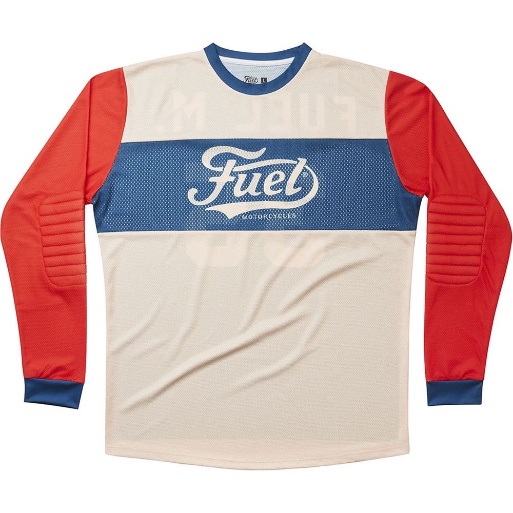 Fuel Enduro 35 Jersey White / Red - ThrottleChimp