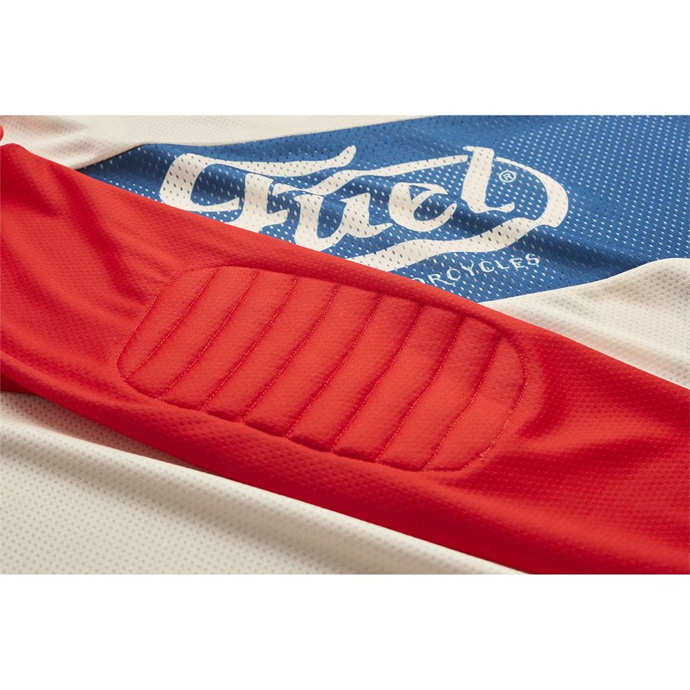 Fuel Enduro 35 Jersey White / Red (Image 3) - ThrottleChimp