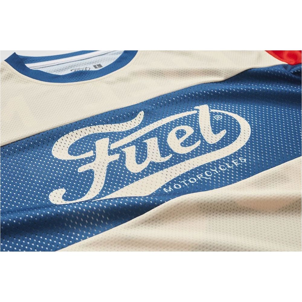 Fuel Enduro 35 Jersey White / Red (Image 4) - ThrottleChimp