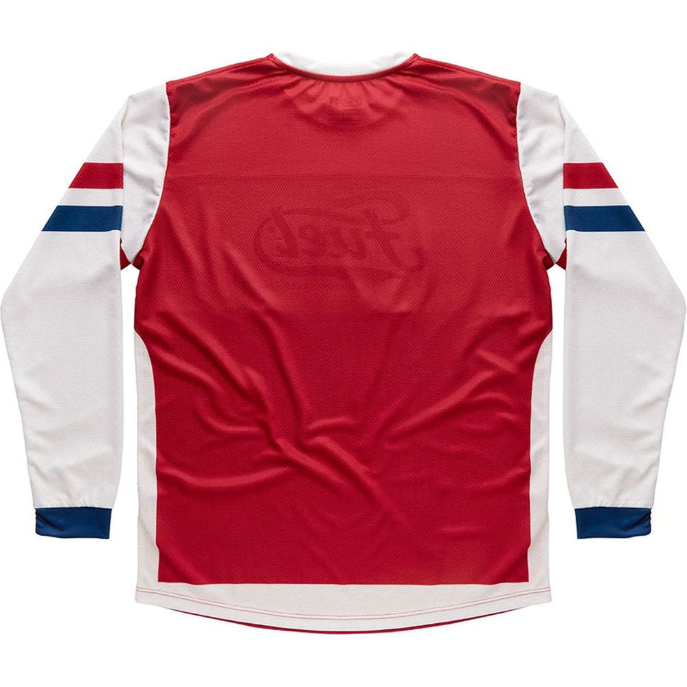 Fuel Enduro Jersey White / Red (Image 2) - ThrottleChimp