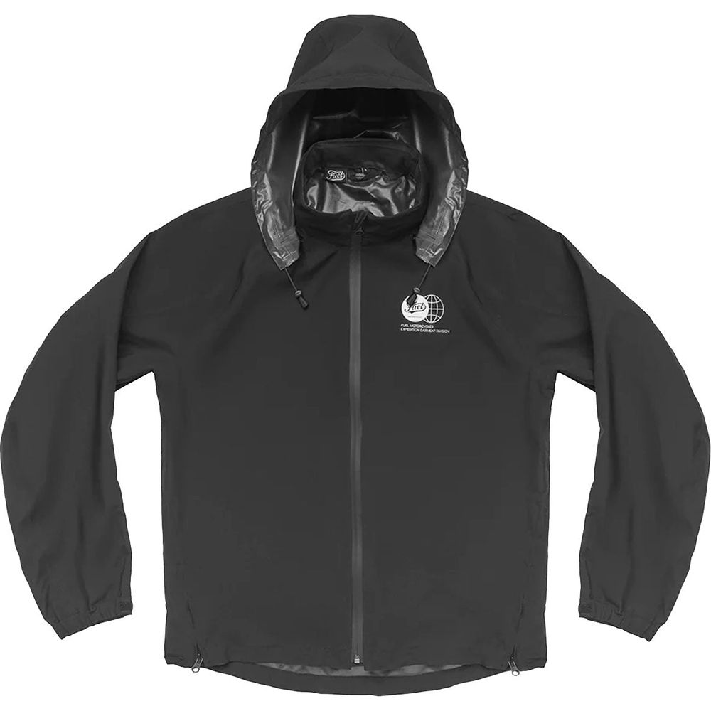 Fuel Adventer Rain Over Jacket Black FREE 1 YEAR Returns, FREE UK Delivery | ThrottleChimp