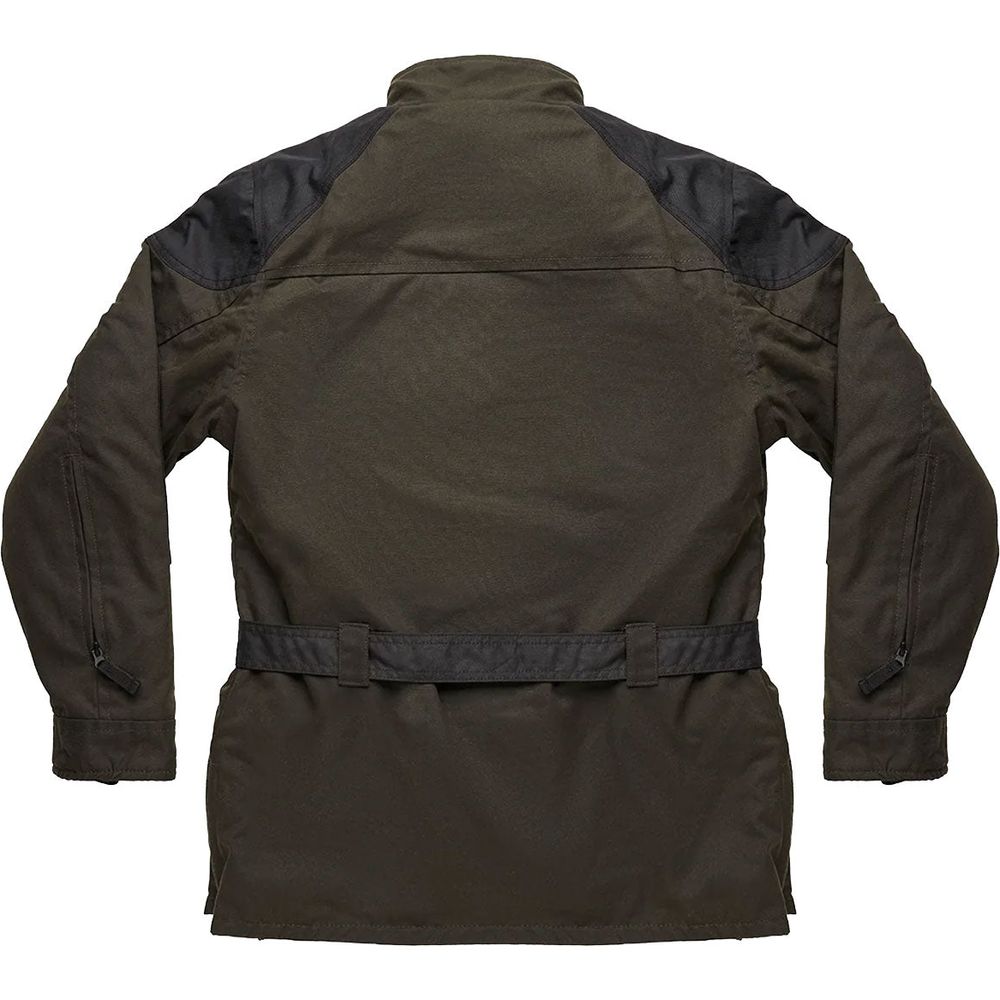 Fuel Bunker Waxed Cotton Jacket Green FREE 1 YEAR Returns, FREE UK Delivery | ThrottleChimp