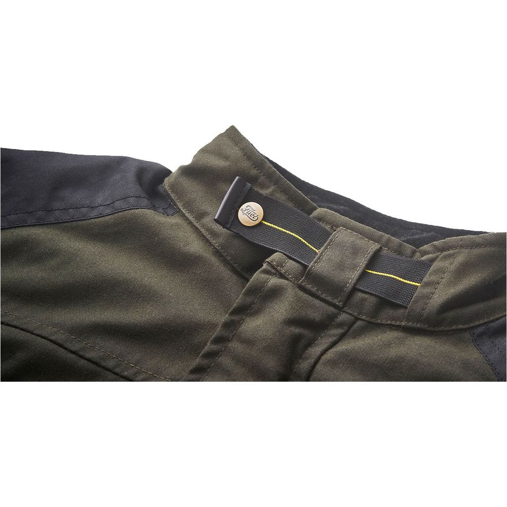 Fuel Bunker Waxed Cotton Jacket Green (Image 6) - ThrottleChimp