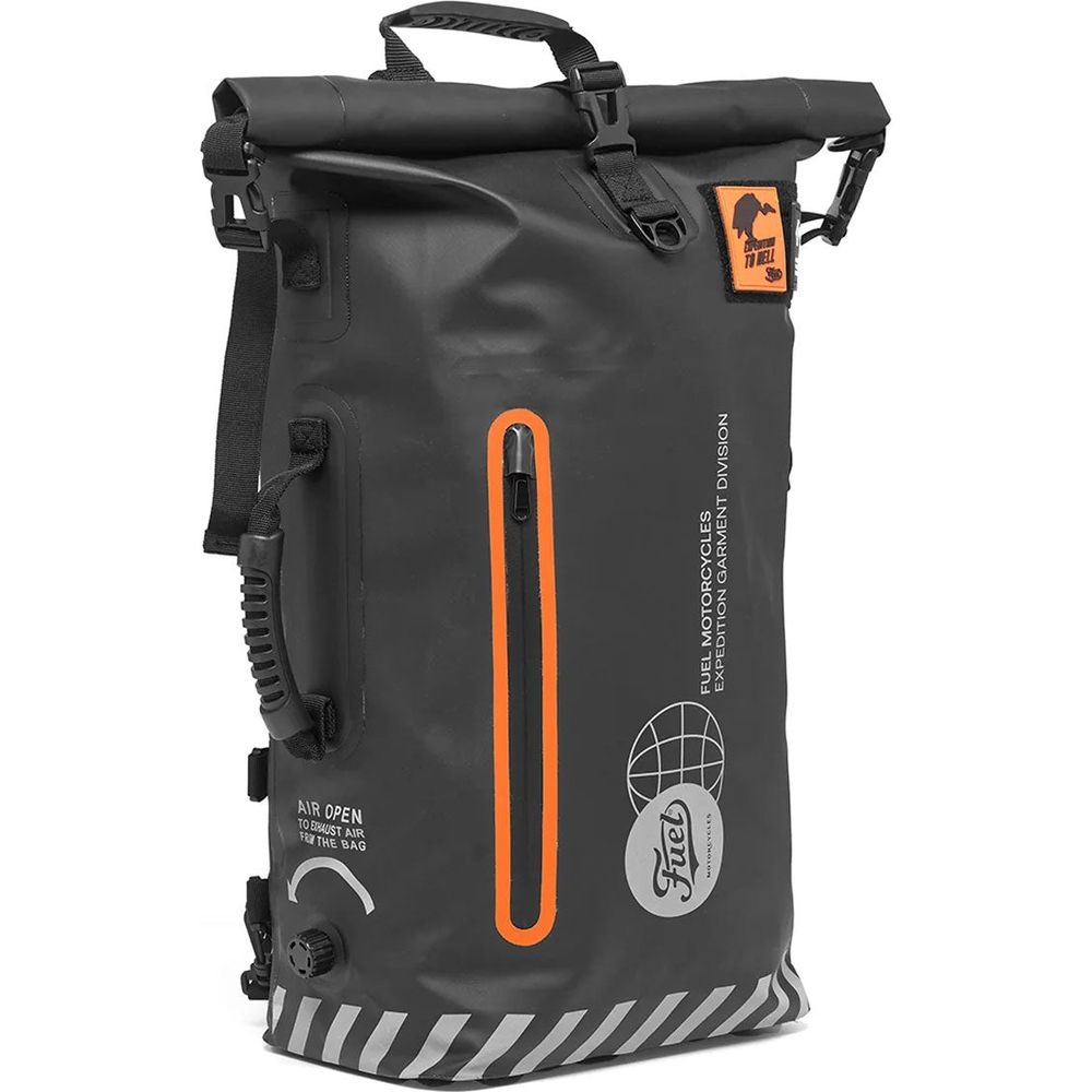 Fuel Expedition Backpack Black / Orange FREE 1 YEAR Returns, FREE UK Delivery | ThrottleChimp